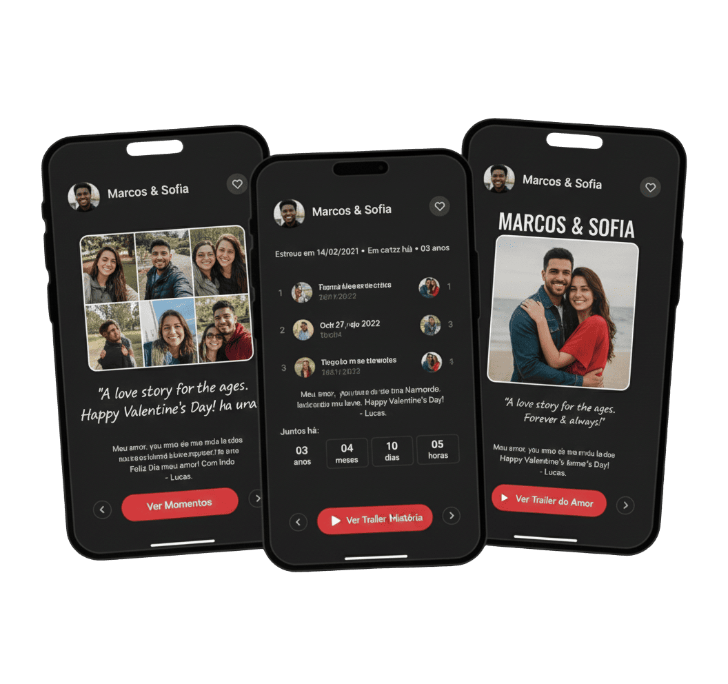 Exemplo de página do Te Lembro